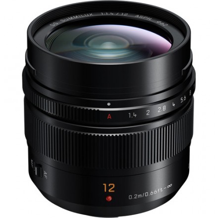 Объектив Panasonic Micro 4/3 Lens 12mm f/1.4 ASPH. Leica DG Summilux Объектив Panasonic Micro 4/3 Lens 12mm f/1.4 ASPH. Leica DG Summilux